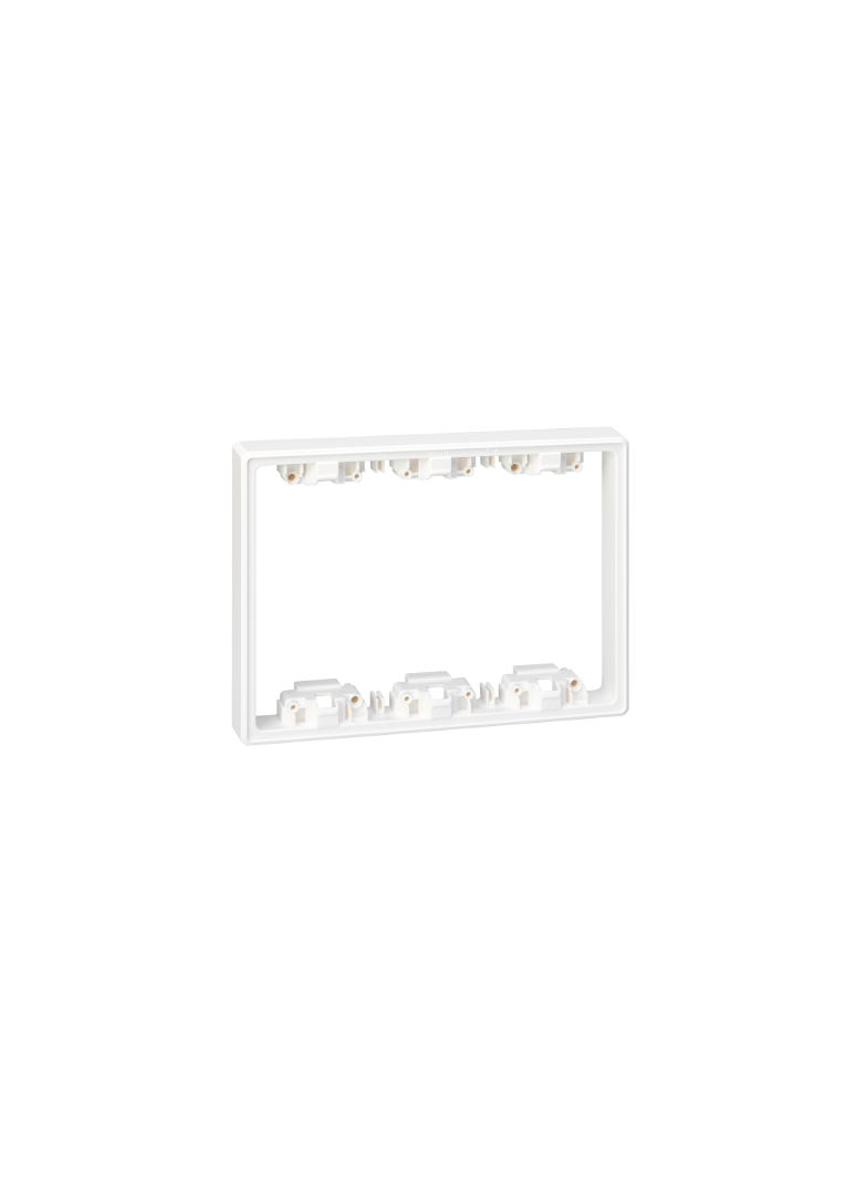 Simon Connect Element pogłębiający do obudów podtynkowych i natynkowych S500 3-modułowych aluminium