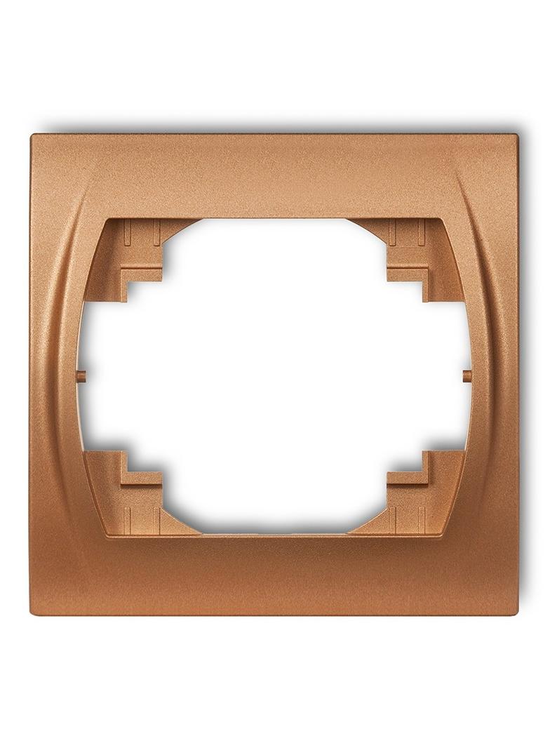 LOGO Ramka pozioma pojedyncza złoty metalik