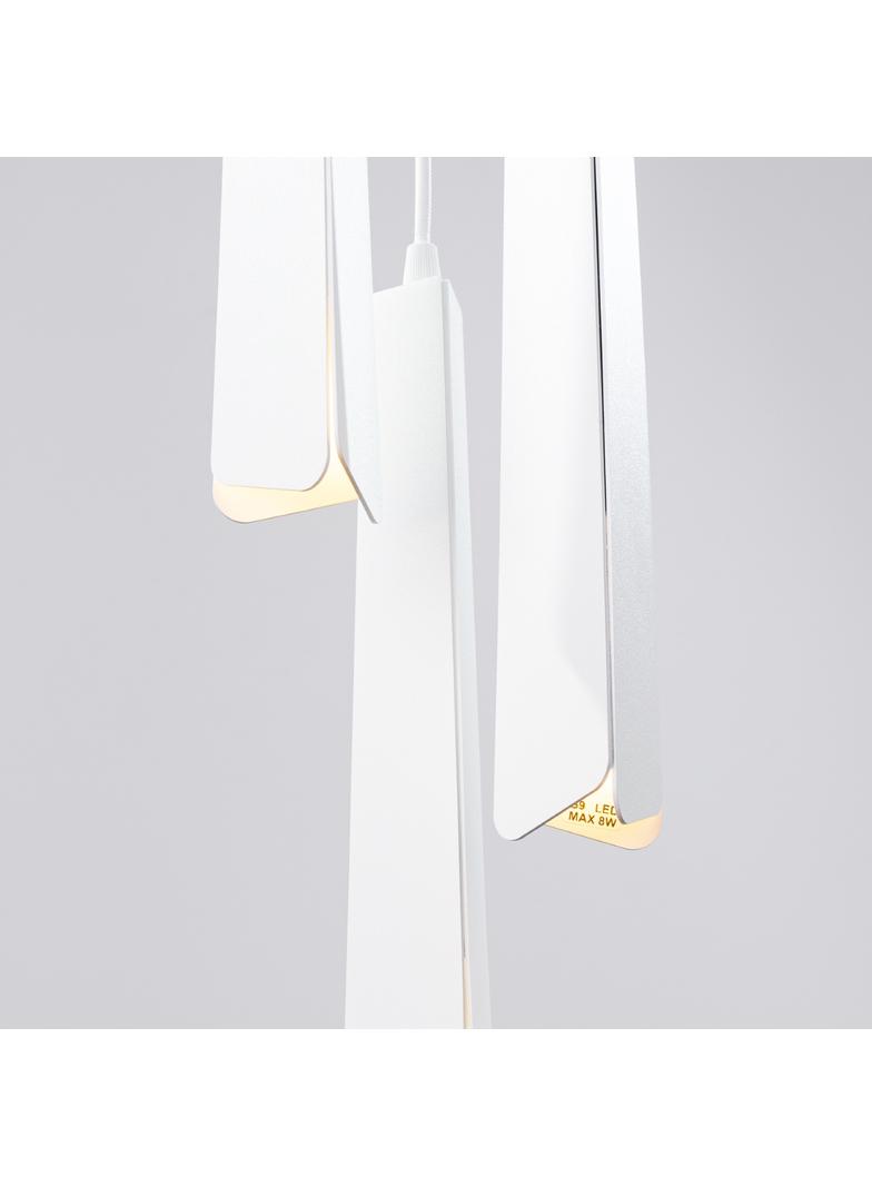 Lampa wisząca PRYSM 3P biała