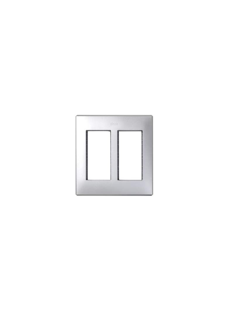 Simon Connect Ramka obudowy S500 2-modułowa 4x K45 aluminium 51010102-033 KONTAKT