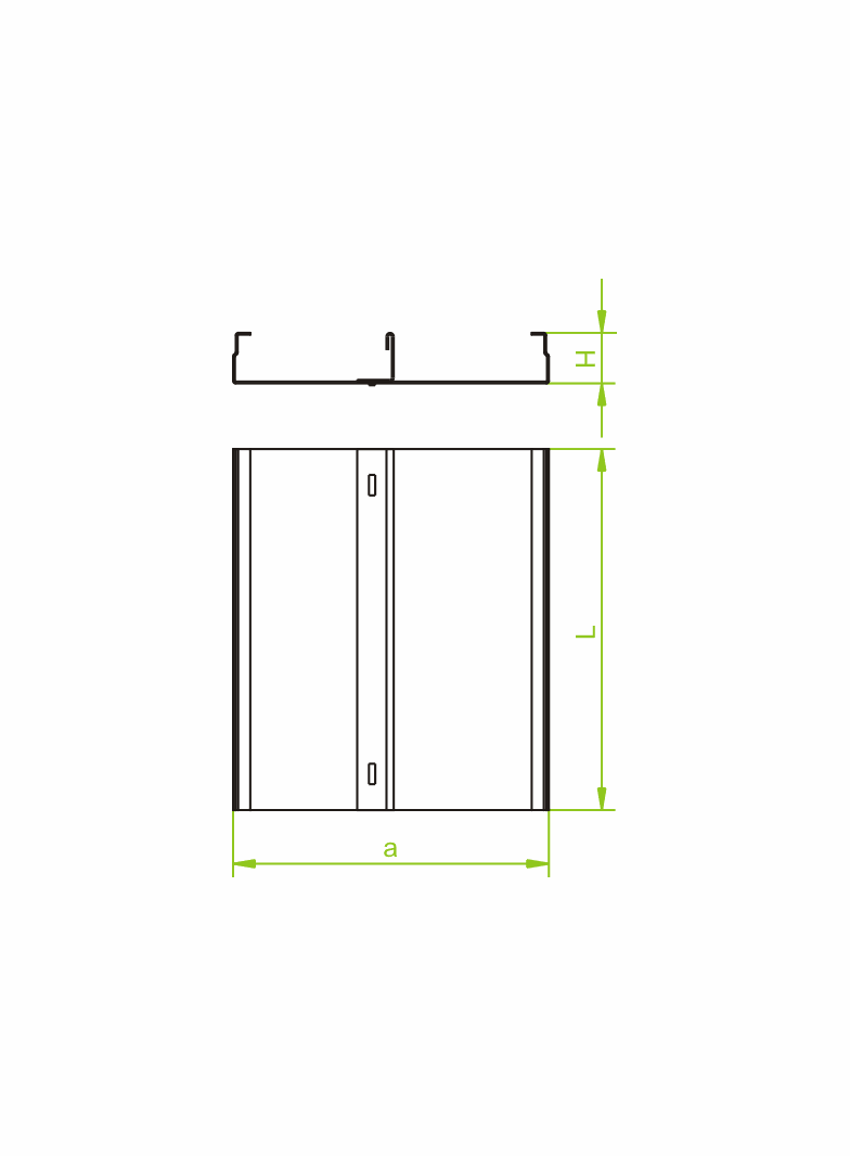 KND175H48/3 KANAŁ DWUTOROWY 1,0 MM