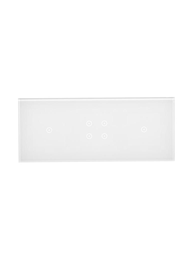 Simon 54 Touch Panel dotykowy S54 Touch 3 moduły 1 pole dotykowe + 4 pole dotykowe + 1 pole dotykowe biała perła DSTR3141/70 KONTAKT