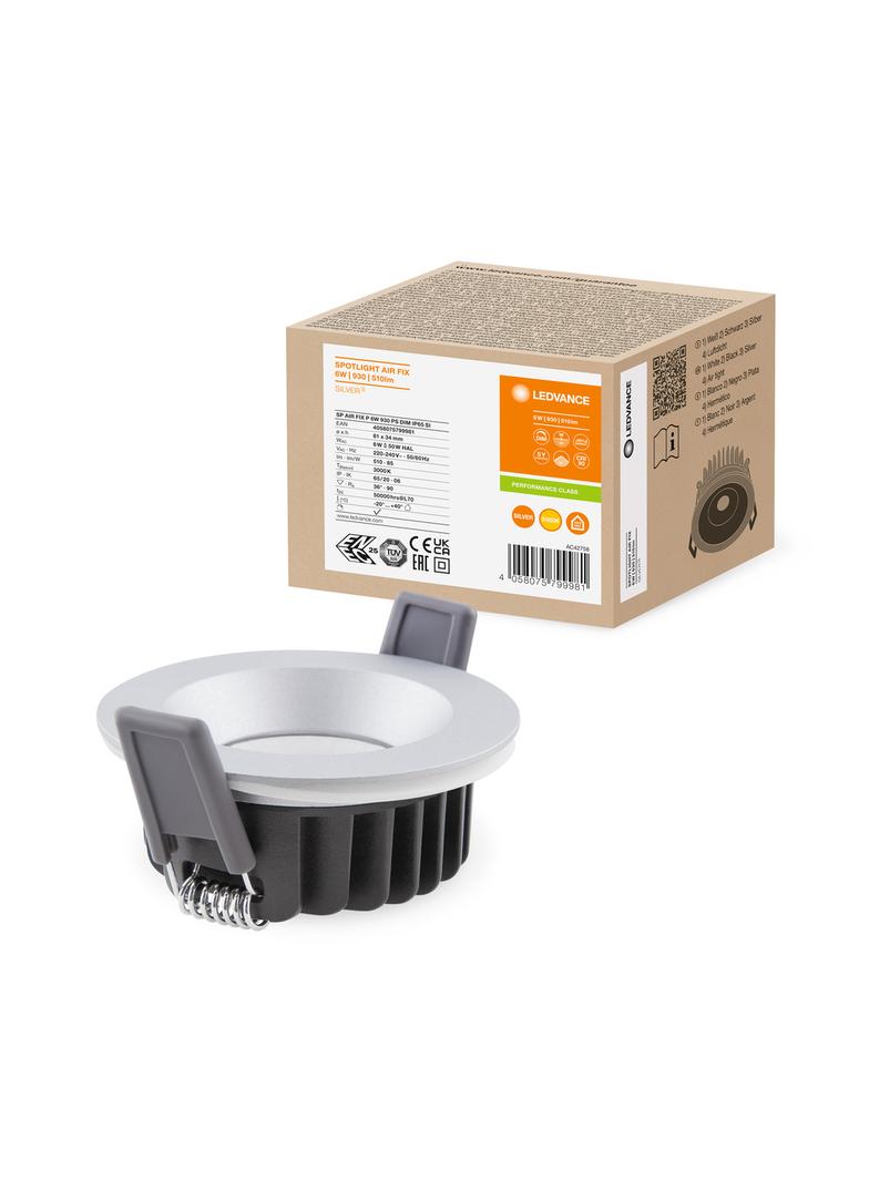 Oprawa SP AIR FIX P 6W 930 PS DIM IP65 SI