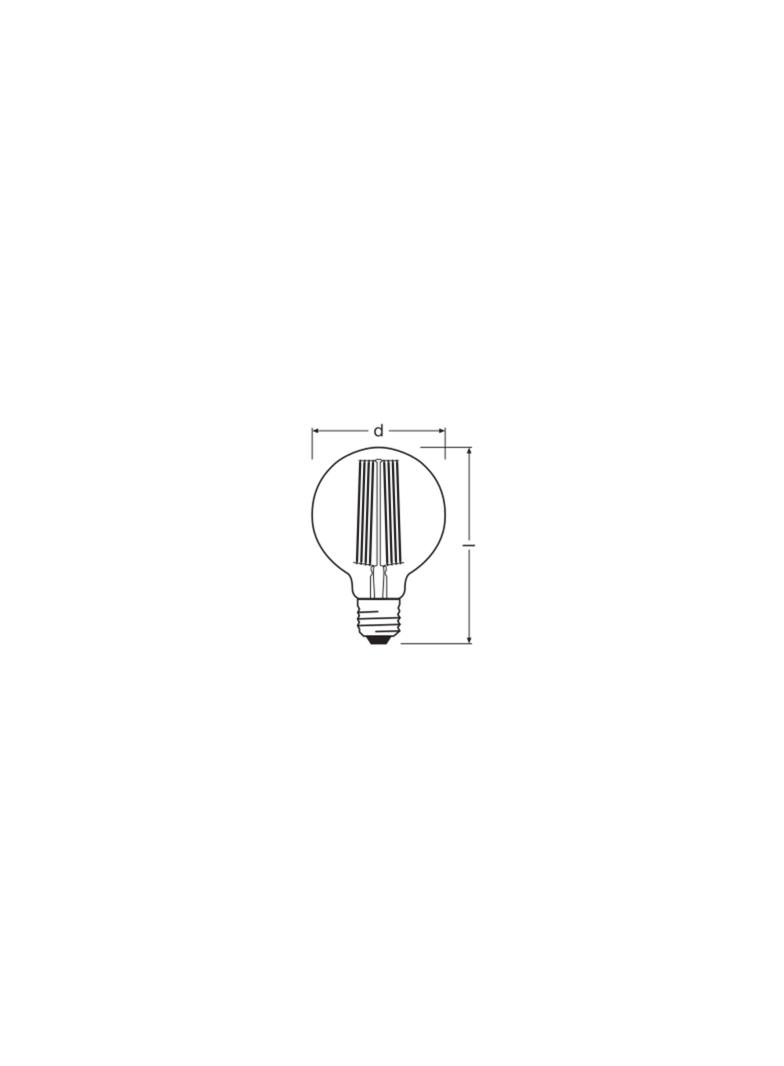 Lampa LED Vintage 1906 SMOKE 95 dim 11W/818 E27
