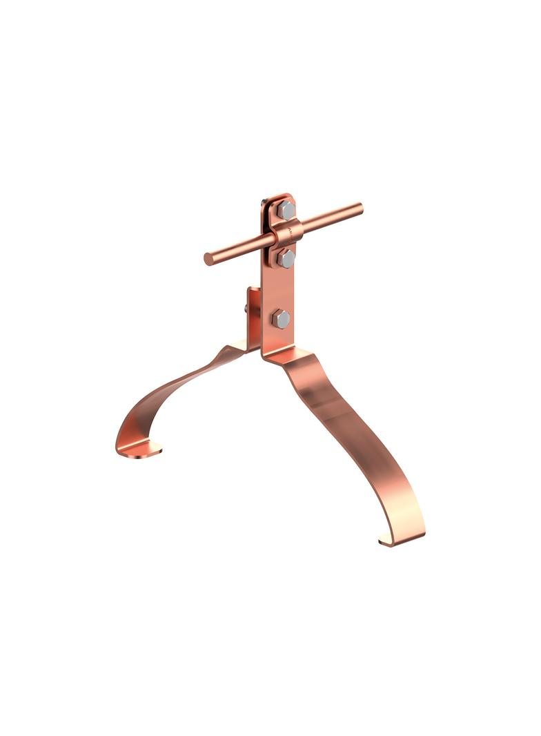 Uchwyt gąsiorowy "WZÓR 34" Z-śruba H=10 cm /CU/