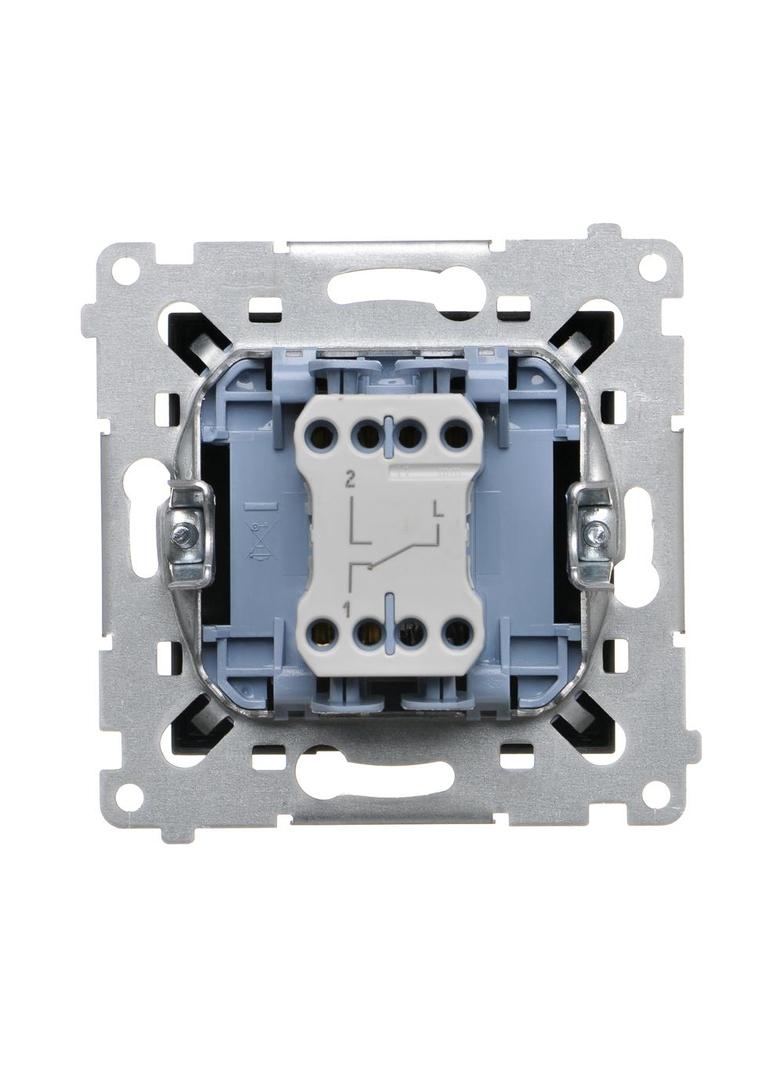 Simon 54 Łącznik schodowy bez piktogramu 10A 250V szybkozłączka czarny DW6.01/X/49 KONTAKT