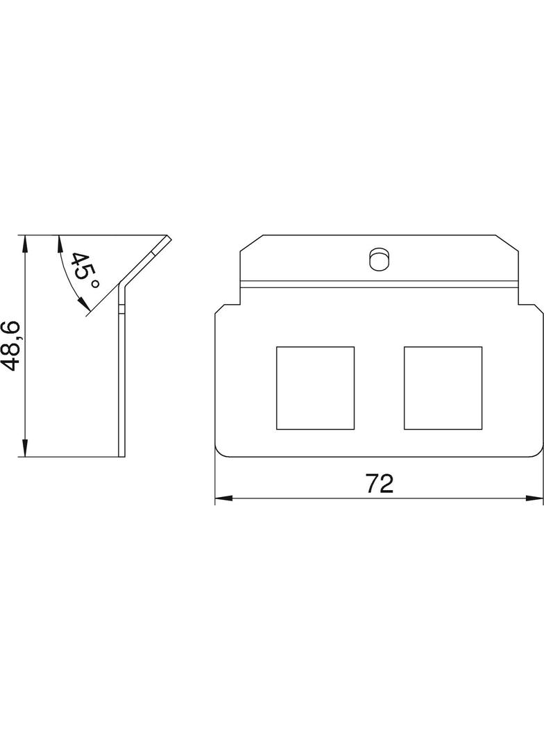 MTM2H, PŁYTKA WSPORNIKA