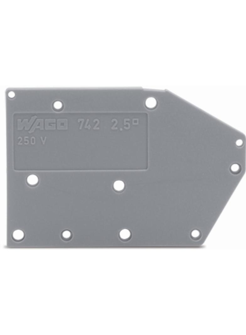 ścianka końcowa niebieska