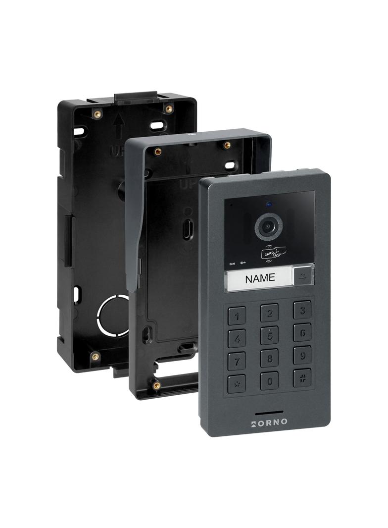 GADI, zestaw wideodomofonowy jednorodzinny, 2-żyłowy, 10", Wi-Fi, ekran dotykowy, Full HD, RFID 125k