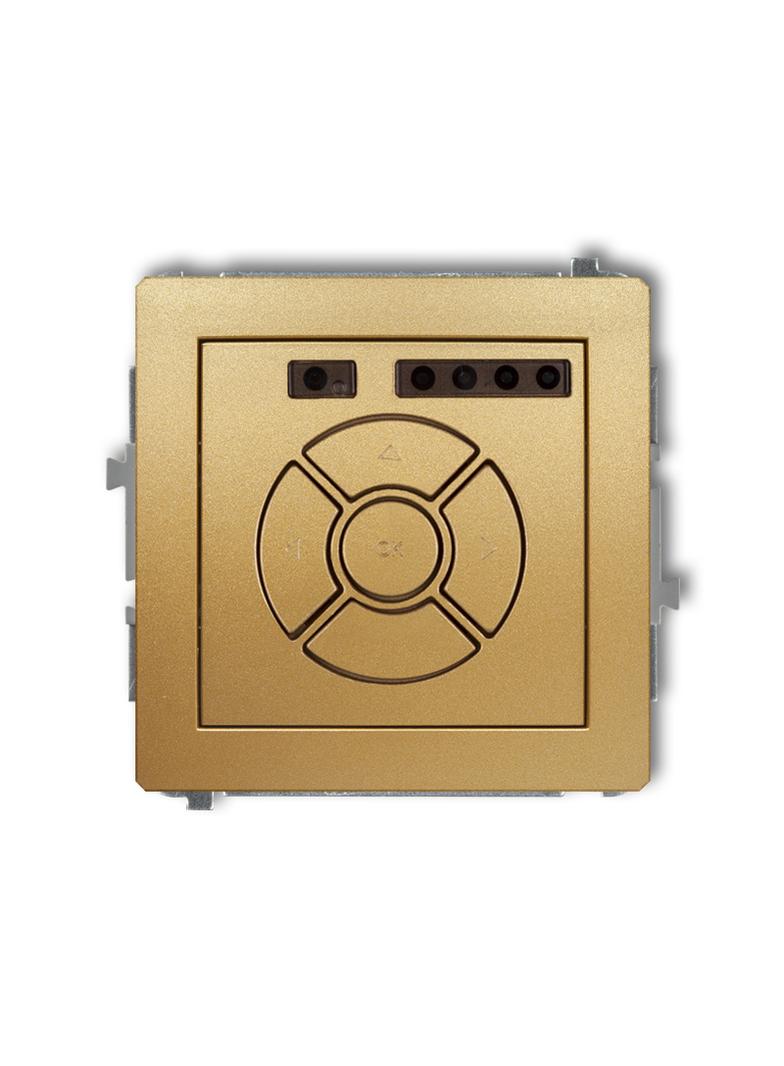 DECO Mechanizm elektronicznego sterownika roletowego (sterowanie lokalne) złoty