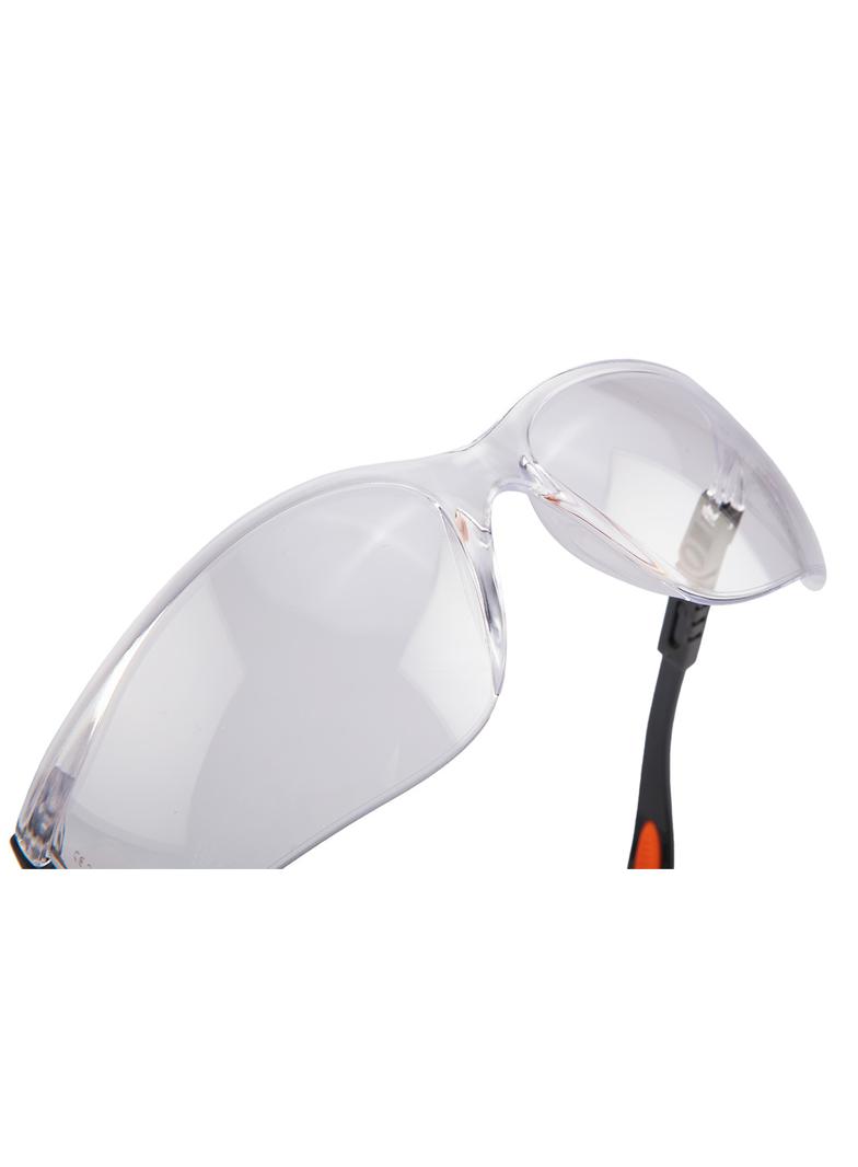 Okulary ochronne poliwęglanowe, białe soczewki