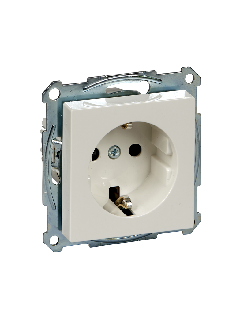 GNIAZDO SCHUKO+PRZ.BIAŁE POŁ,TPB SYS. M MTN2300-0319 Schneider