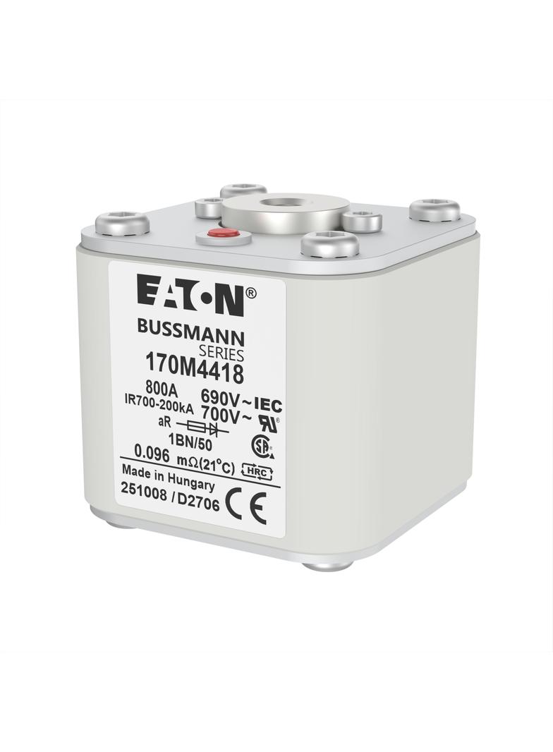 FUSE 800A 690V 1BN/50 AR UC Wkładka szybka 800A AC 690V rozmiar 1 53x69x51 mm aR IEC UL w 170M4418 E