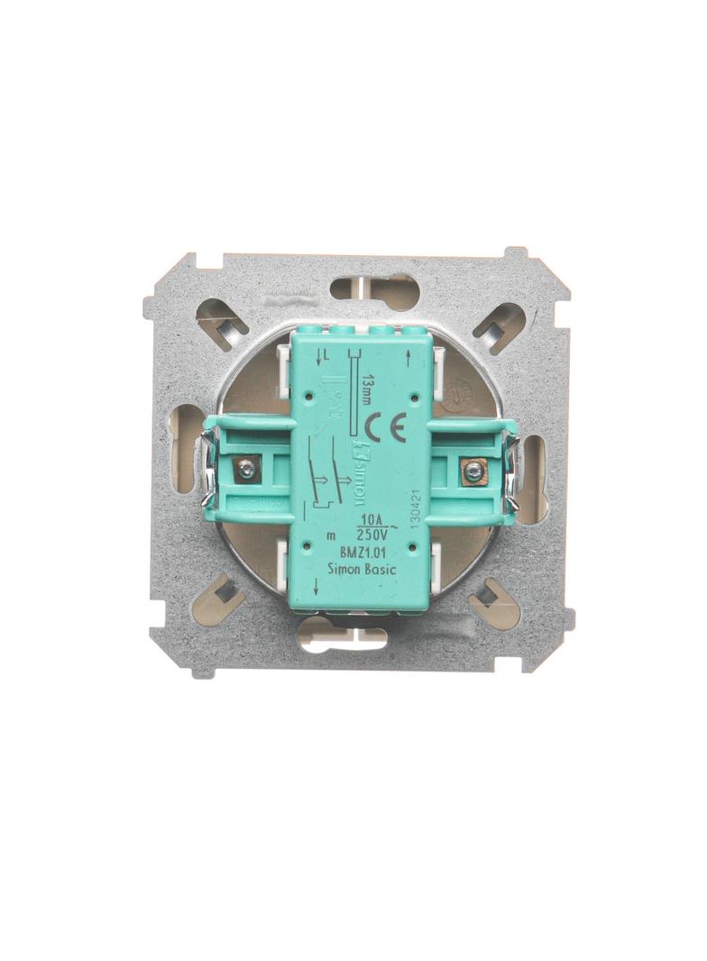 Simon Basic Przycisk roletowy 10A 250V zaciski śrubowe beż BMZ1.01/12 KONTAKT