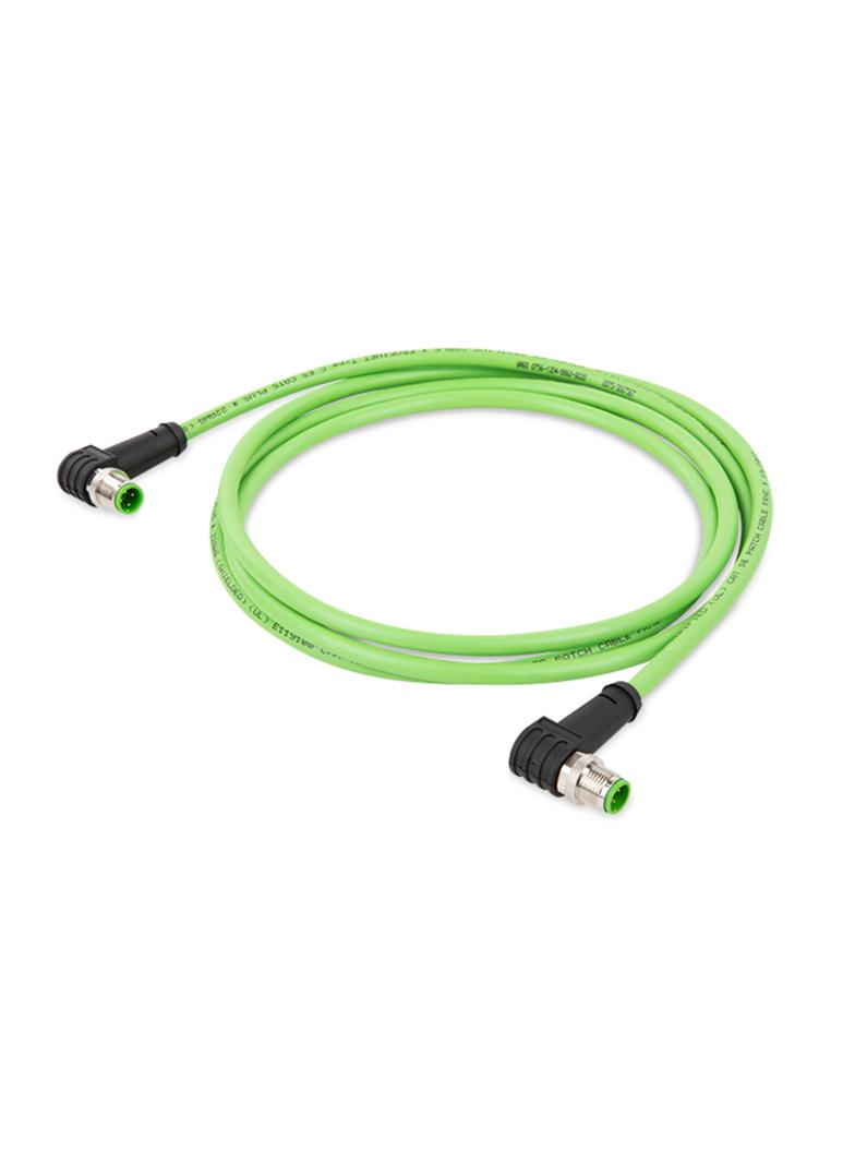 przewód ETHERNET wtyczka kątowa/wtyczka kątowaM12 20m WAGO