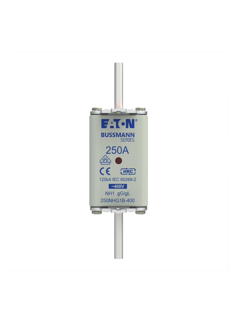 NH FUSE 250A 400V GG/GL SIZE 1 Wkładka NH1 250A 400V GL/GG podwójny wskaźnik 250NHG1B-400 EATON
