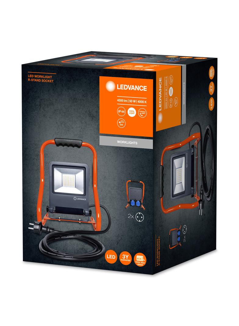 Oprawa LED WORKLIGHT R-STAND SOCKET 50 W 4000 K