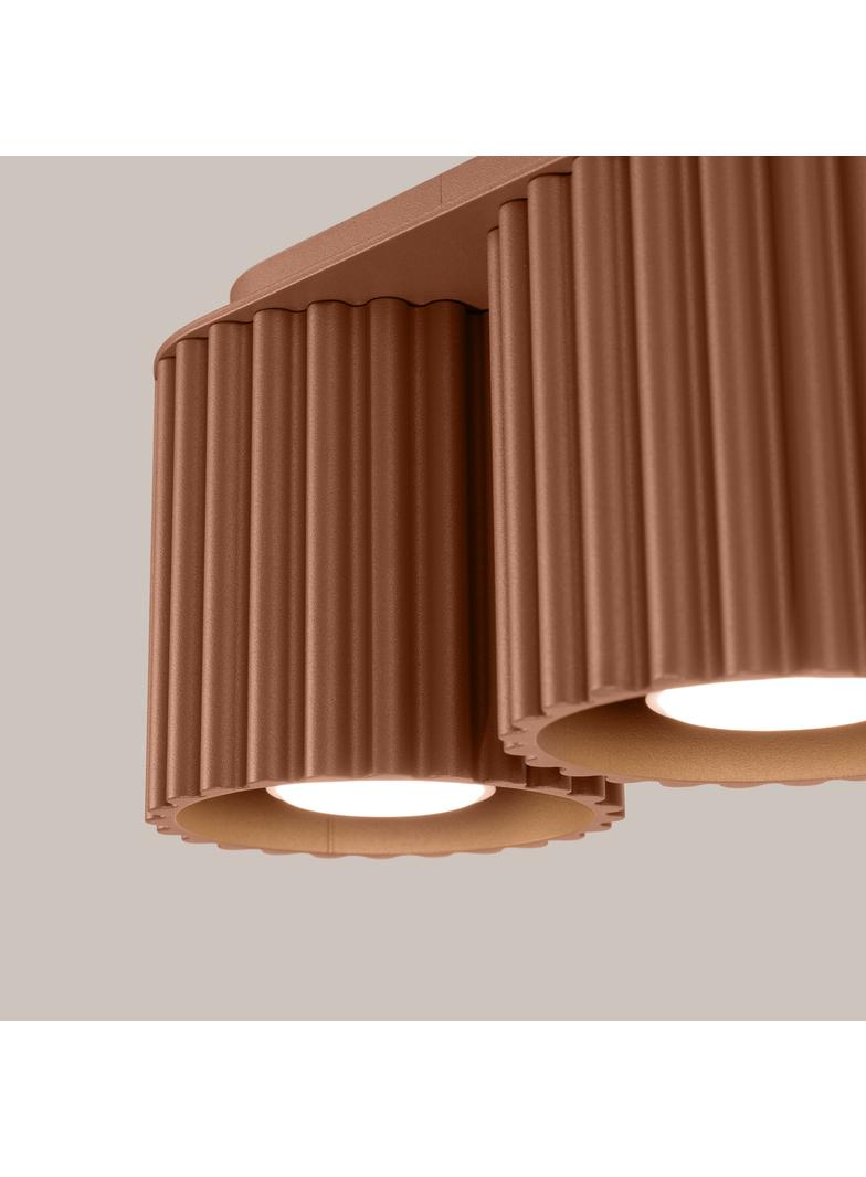SOLLUX Plafon AURA 2 mocca GU10 ; SL.1805