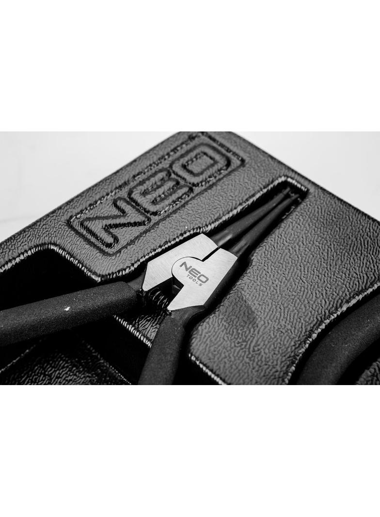 Szczypce segera do pierścieni osadczych, zestaw 4 szt., wkładka