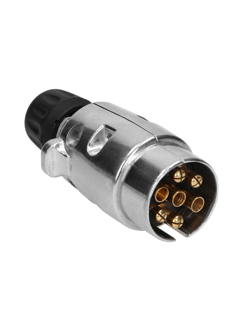Wtyczka przyczepy aluminiowa 7 pinów 12/24V OR-AE-1385 ORNO