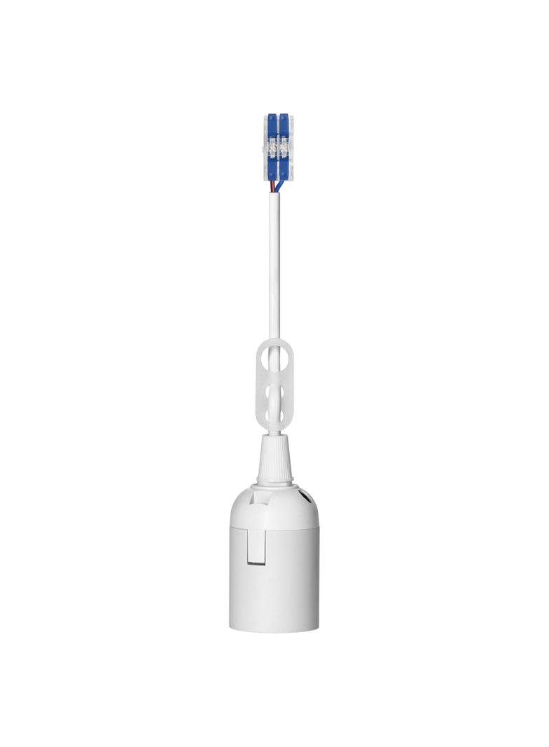 Oprawka remontowa E27 z szybkozłączką, biała, zestaw 50 szt. LH/E27-29/W/PZ/50 ORNO