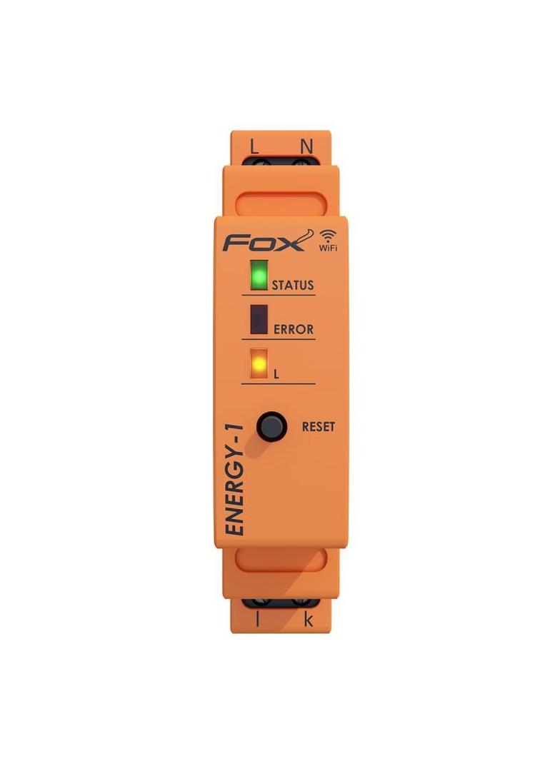 Monitor energii elektrycznej JEDNOFAZOWY WI-FI FOX ENERGY 1 WI-MEF-1 40A WI-MEF-1-40 F&F