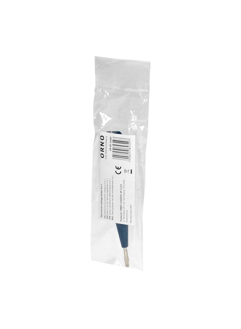 Elektroniczny próbnik napięcia 5w1, test obecności, pomiar, indukcja, ciągłość, polaryzacja DC, nieb