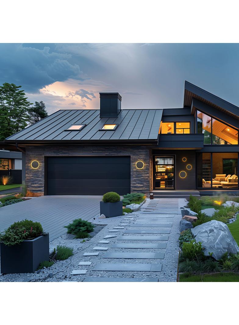 PIATTA 9W CCT 230V IP44 120x47MM BIAŁY OKRĄGŁA ELEWACYJNA