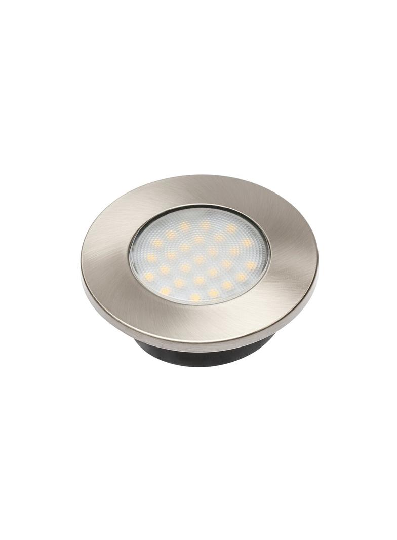 ZESTAW LEDOWY BARRI PLUS, 3X OPRAWA OKRĄGŁA WPUSZCZANA 27 LED 3528SMD, CIEPŁY BIAŁY 230V, 1.5W
