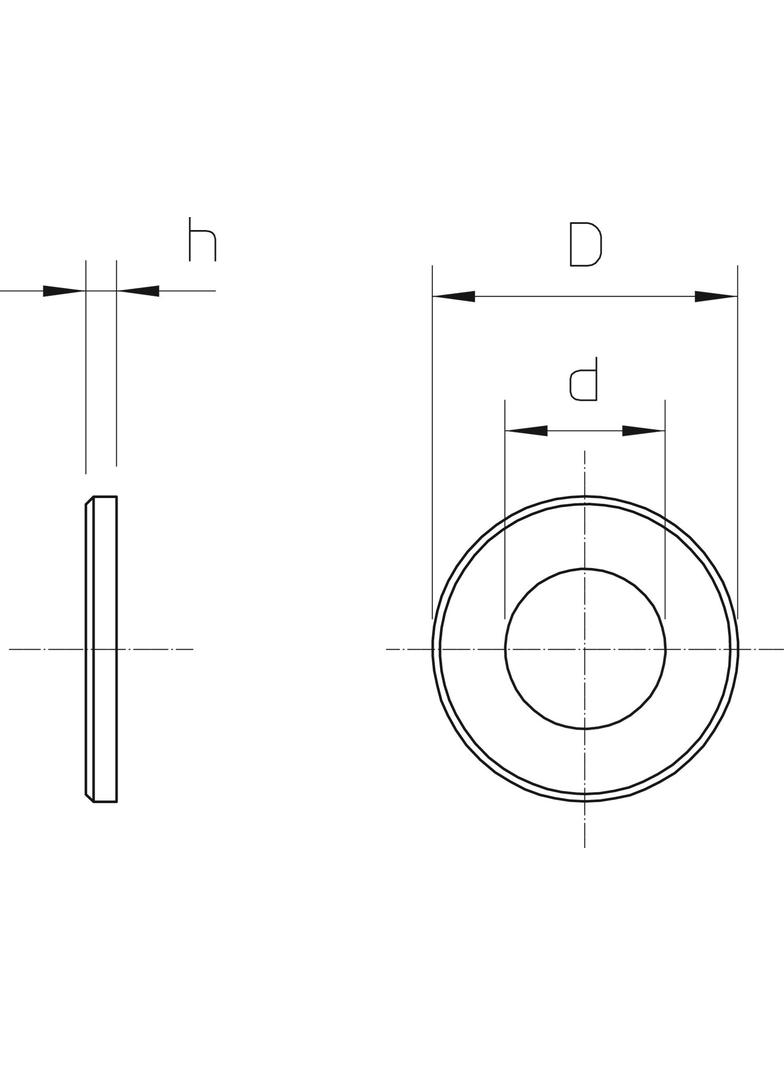 966/ M10, PODKŁADKA M10 OC.OGN.