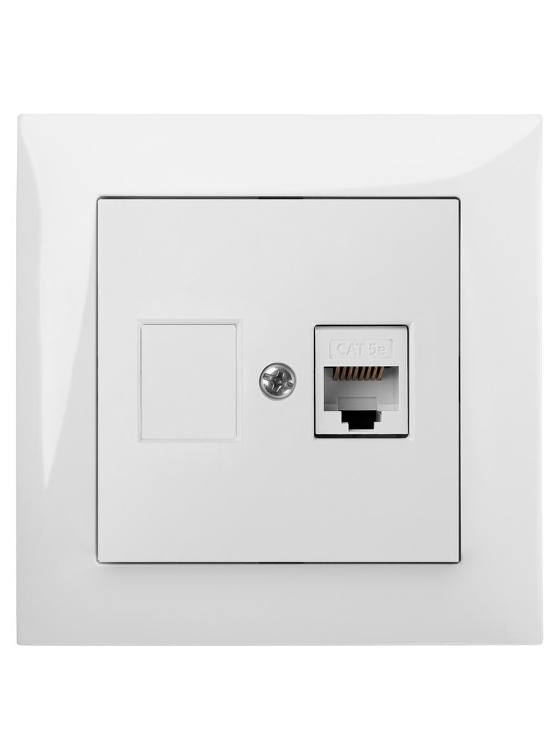 GPT SENTIA RJ45 komputerowe białe  IP 20 biała