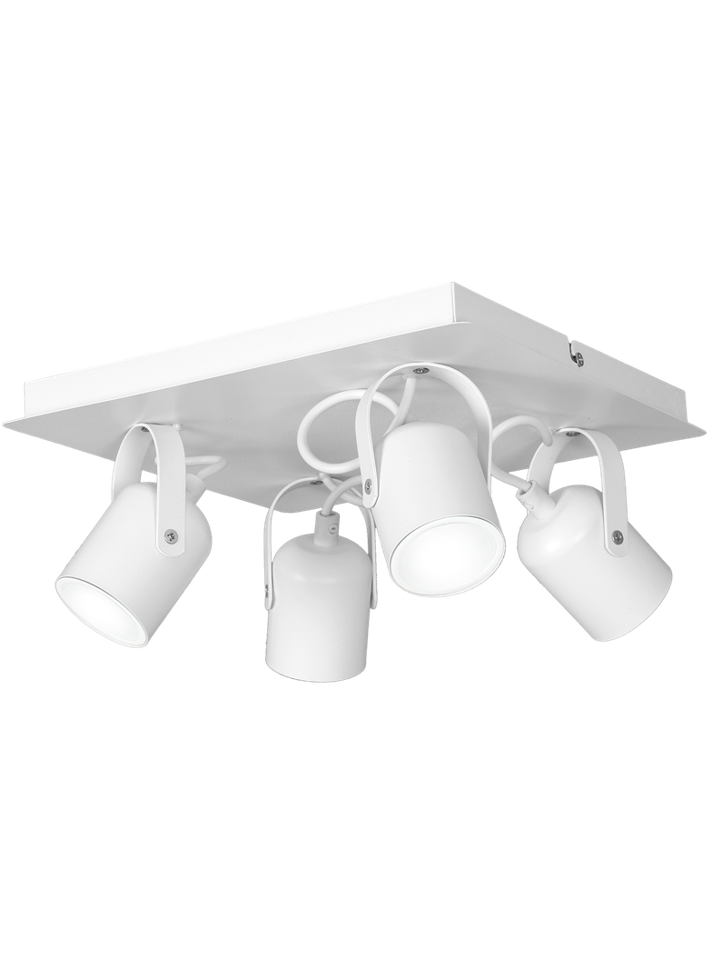 MILAGRO Lampa sufitowa PICO WHITE 4xGU10