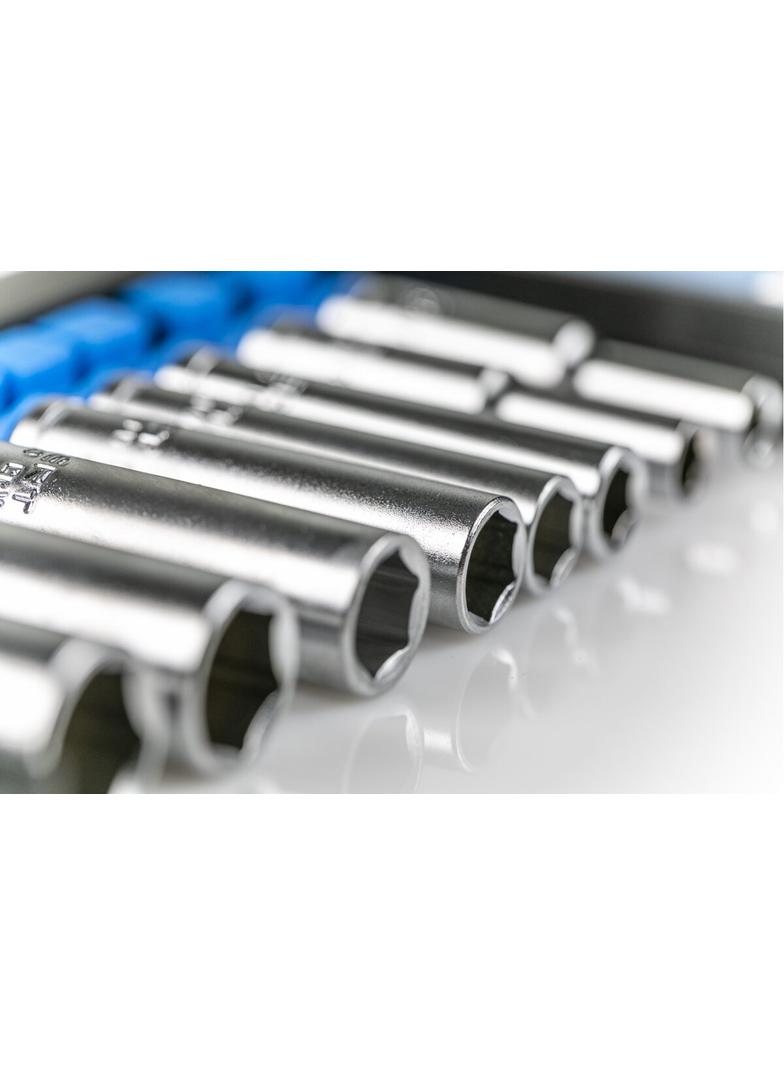 Zestaw nasadek długich 1/4", 8 szt.