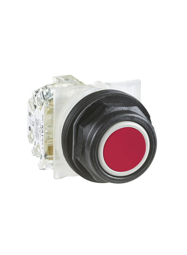 Harmony 9001SK Przycisk kryty O30 czerwony samopowrotny 1 OC plastikowy ośmiokątny