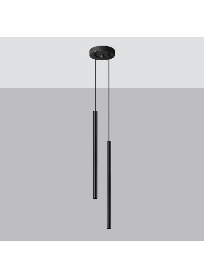 Sollux Lampa wisząca PASTELO 2 czarna SL.1304