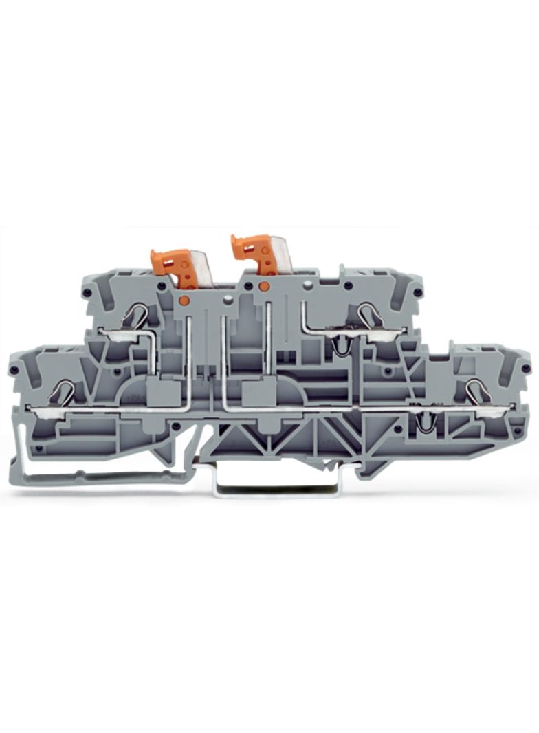 TOPJOBS złączka 2-piętrowa 2,5 mm2 szara