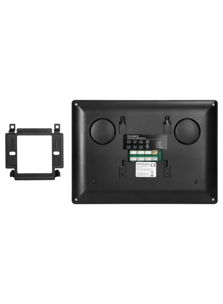 CERES Full HD, zestaw wideodomofonowy, bezsłuchawkowy, monitor dotykowy 8'' LCD, z gniazdem na kartę OR-VID-ME-1056FHD/B ORNO