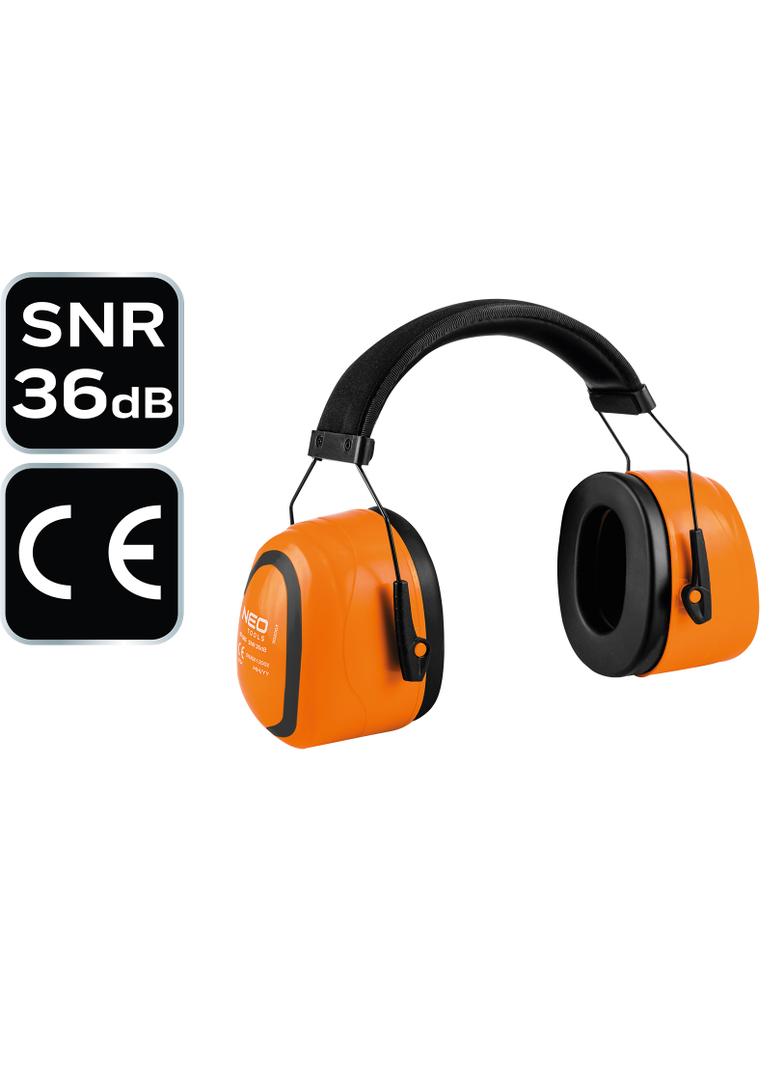 Nauszniki przeciwhałasowe, SNR 36dB, CE
