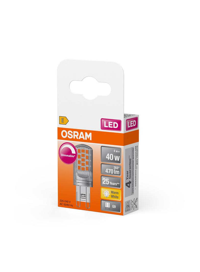 LAMPA LED PIN 40D CL 4W/827 230V G9