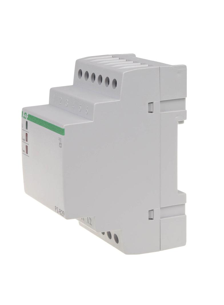 Przekaźnik kontroli poziomu cieczy dwu stanowy montaz na szynie DIN,styk: 2x1Z/R 230V PZ-829 F&F