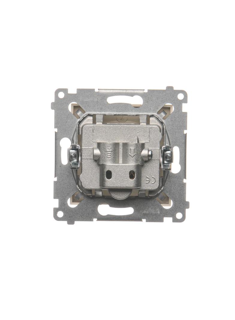 Simon 54 Gniazdo TV-DATA. Dwa porty wyjściowe typu Częstotliwość dla wejścia 5-1000 MHz kremowy