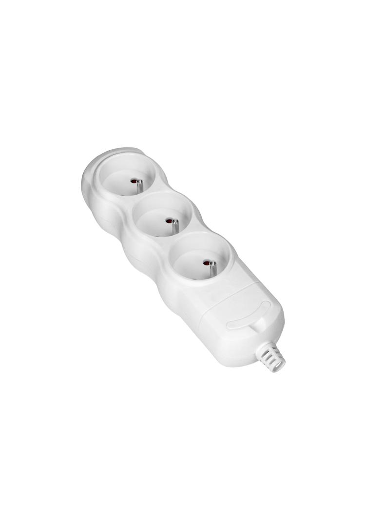 Rozgałęźnik wielogniazdowy 3x2P+Z, biały OR-AE-13262/W ORNO