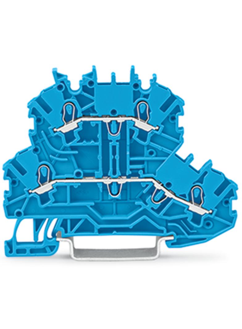 TOPJOB S złączka przelotowa 2-przewodowa niebieska