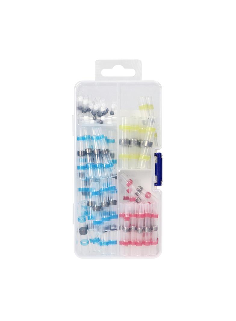 Zestaw koszulek temokurczliwych z cyną Shrink-with-Tin 100szt.; 0.5mm2 - 25 pcs; 1.5mm2 - 35 pcs; 2