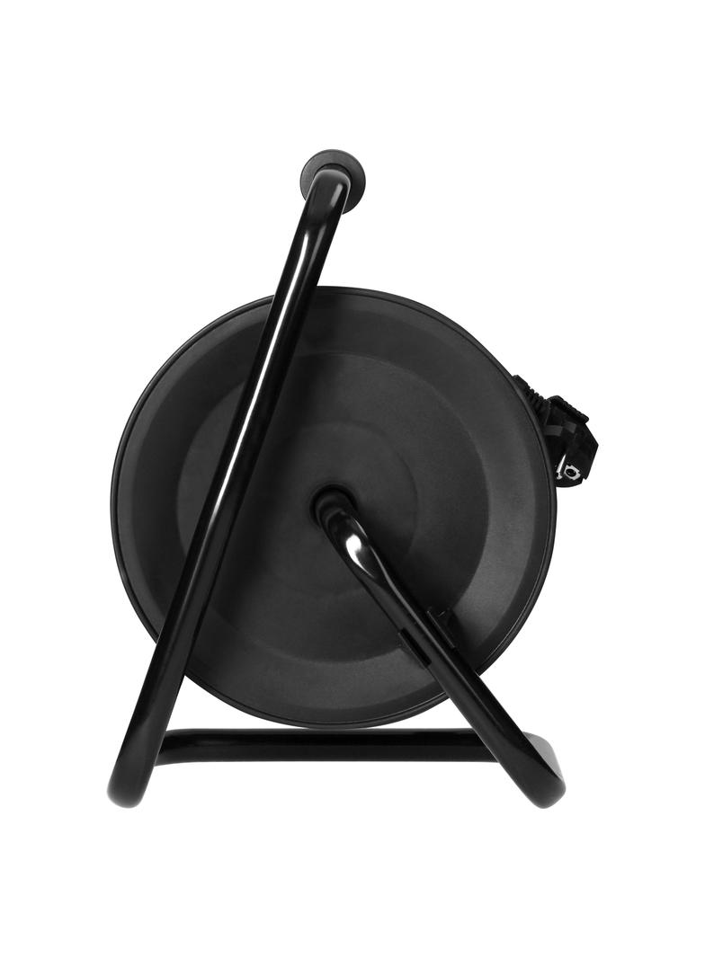 Przedłużacz bębnowy, 4 gniazda 2P+Z, Schuko, kabel PVC H05VV-F 3x1,5mm2, długość 25m, termik, przesł