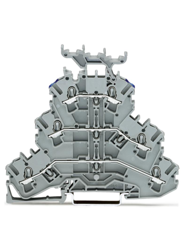 TOPJOBS złączka 3-piętrowa 2,5 mm2 L/L/N szara