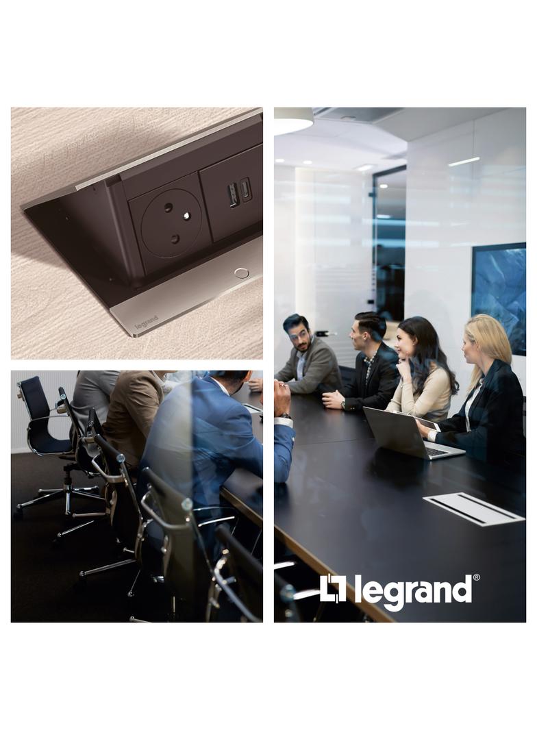 INCARA: POP UP - 2P+Z / USB A+C - 2,0 M-STAL, Legrand