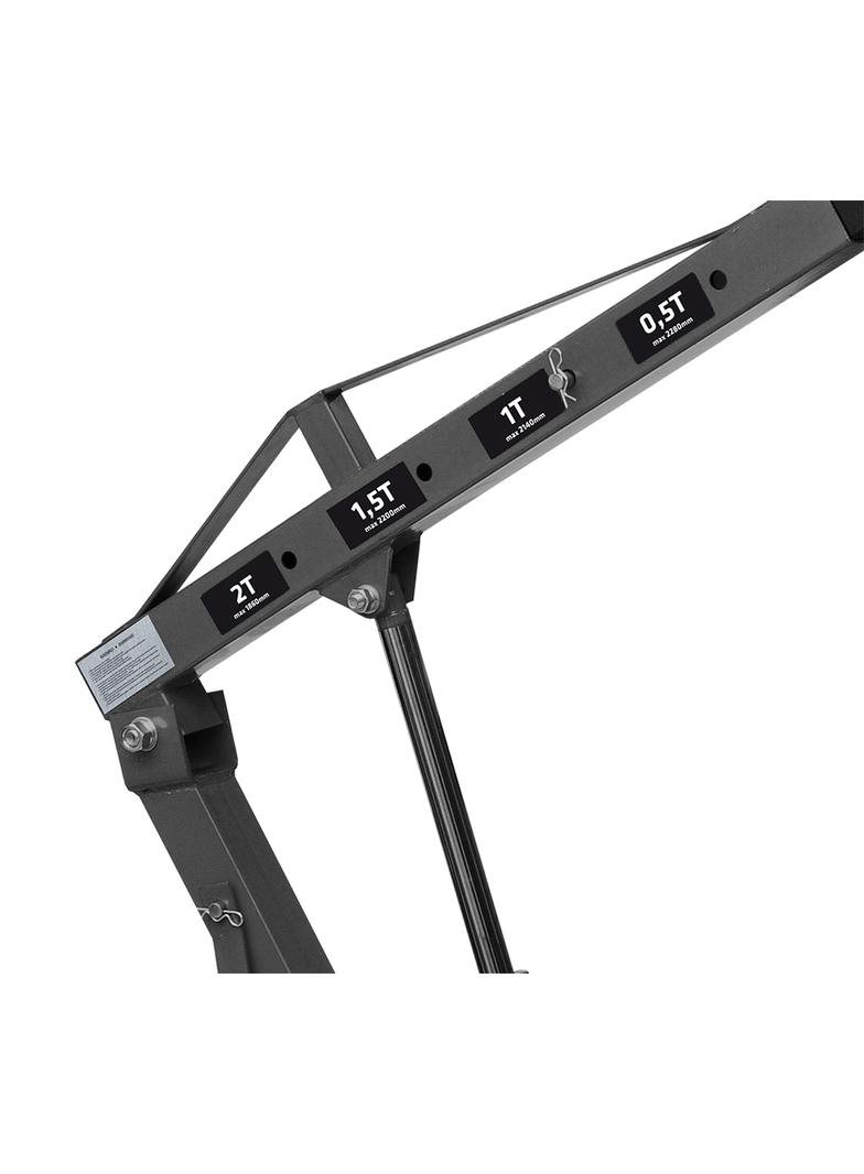 Podnośnik warsztatowy 2 t, 25-2382 mm, żuraw