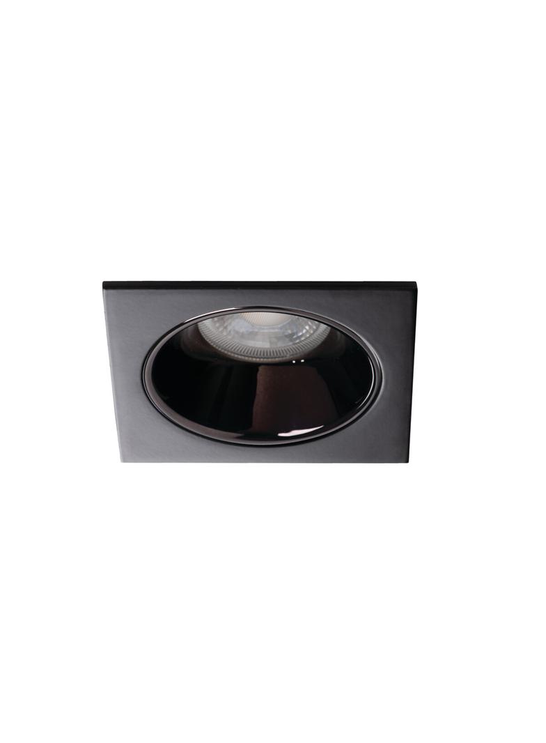 GLOZO DSL B/B Oczko sufitowe GLOZO DSL B/B kwadratowy stop aluminium kolor czarny 1XGx5,3/GU10 KANLU 36215 KANLUX