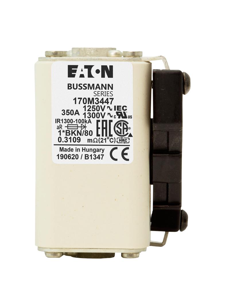FUSE 350A 1250V 1*BKN/80 AR CU Wkładka szybka 350A AC 1250V rozmiar 1 45x59x81 mm aR 170M3447 EATON